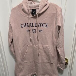 Pink Hoodie Sweatshirt